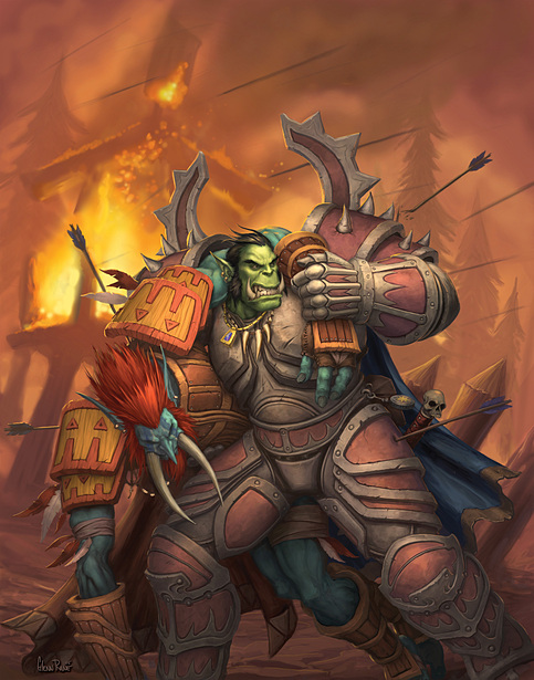 world of warcraft art horde. The Blizzard Art gallery has