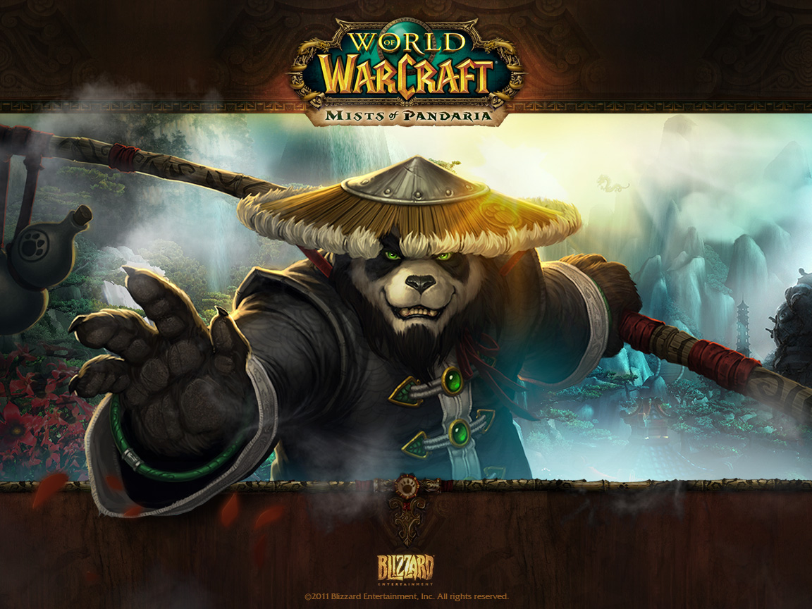 The new expansion of World of Warcraft the Mists of Pandarian with new features : Level cap raised to 90, New Race Pandaria, New Class Monk Pet Battle System, Challanges mode.